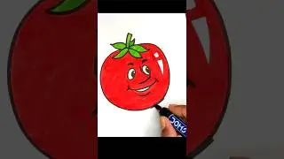 Aha Tomatto Bade mazedaar #shorts #shortvideo #drawingforkids