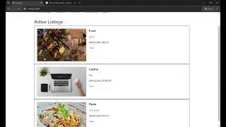 CS50 Project2 Commerce Submission