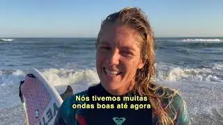 Tops do CT aproveitam fim de tarde nas ondas de Itaúna