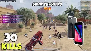 iPhone 8😍stable 60fps gameplay🔥/ iPhone 8 pubg test in 2024