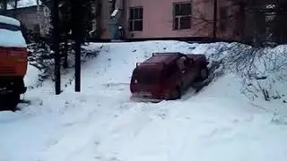 #Прикол Нива против 3х метрового подъема.