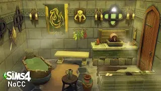 Medieval Bathroom || The Sims 4 || Speedbuild || NoCC