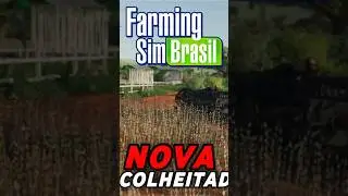 NOVA COLHEITADEIRA! ATUALIZAÇÃO do Farming Sim Brasil #shorts #case #colheitadeira #shortvideo
