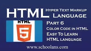 Color Code in HTML|| Part 6 || For Class 7,8, 9 and 11