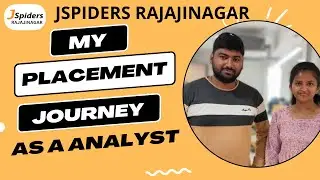 PLACED IN TOP MNC | AS A ANALYST FROM JSPIDERS RAJAJINAGAR| CONGRATS CHAMP!!
