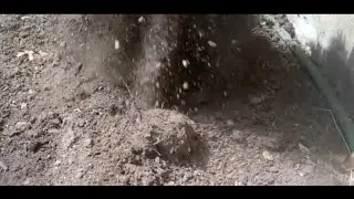 Dust Cloud in Slow-Motion