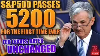 BTC LIVE - BITCOIN REBOUND, S&P 500, GOLD ALL TIME HIGHS, FOMC RATES UNCHANGED