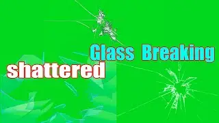 green screen shattered || green screen shattered glass breaking with out sound || Editing Release