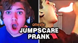 Eating Fire JUMPSCARE PRANK on Omegle