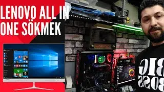 Lenovo IdeaCentre F0D1 ssd montajı, Lenovo All in one upgrade , All in one nasıl sökülür.