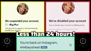 How to recover Permanently Disabled/Suspended Instagram account | Works every time