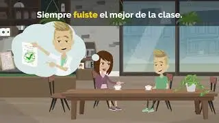 Spanish verbs - Past perfect simple, present and past tense