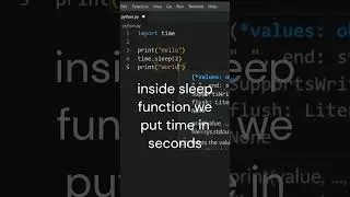 time delay in python #shorts #ytshorts