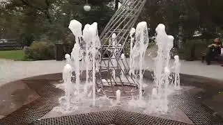 МОСКВА. СКВЕРИК им.ТАЛАЛИХИНА ✈️, ФОНТАН ⛲.