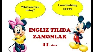 PRESENT CONTINUOUS/HOZIRGI DAVOMLI ZAMON"@"ONLINE ENGLISH