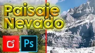🔴 Create Snowy Landscape in Photoshop | Snow effect in Photoshop ⭐