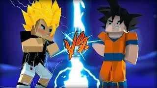 Minecraft: SUPER SAIYAJIN VS GOKU - Dragon Block C Online | ‹ Crispim ›