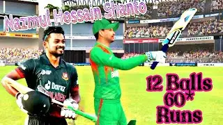 Wonderful Mind  Blowing Innings by Nazmul Hossain Shanto.  Bangladesh Vs India. Beautiful Fifty.
