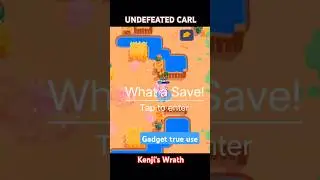 Undefeated Carl || Multiple Gadget use #brawlstars