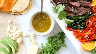 Grilled Skirt Steak with Easy Mojo Sauce