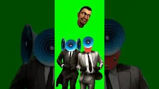 Skidibi toilet versus TOA man green Screen