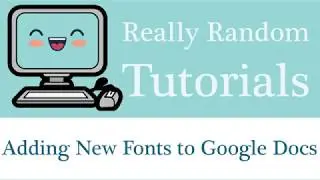 Adding New Fonts to Google Docs