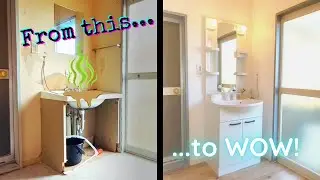 Refreshing A Wash Space With A Simple Renovation | Upgraded A Japanese Wash Station For A Fresh Look