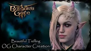 BALDUR'S GATE 3 || Beautiful Tiefling [Original Character #237] - Female Character Creation