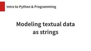 Modeling textual data as strings