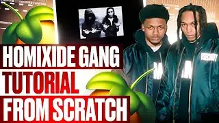 How To Make a HOMIXIDE GANG Type Beat FROM SCRATCH