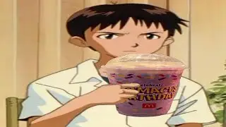 Shinji and the Grimace Shake