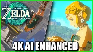 Zelda Tears of the Kingdom Final Trailer | 4K Remaster ai & Comparison
