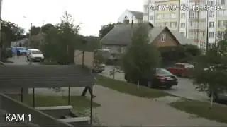 Пример работы камеры HD-TVI  1.0 Mp HikVision DS-2CE16C0T-IR (3.6 мм)