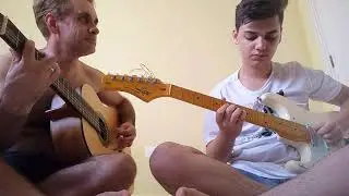 Fade To Black guitar cover with my father (Metallica)