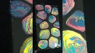 pouring Acrylic abstract art for beginners / fluid art 2022 #short