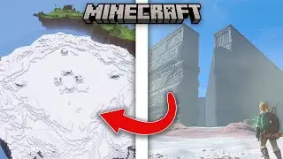 Building the ZONAI LABYRINTH - Breath of the Wild in Minecraft