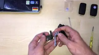Как разобрать ключ VW