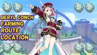 Beryl Conch Farming Route Location in Fontaine | Genshin Impact