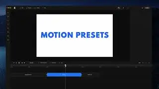 ✅ Motion Presets Tutorial CreateStudio Pro 2023 Video Editor Training Course