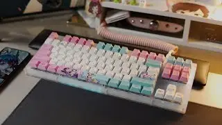 Womier K87 | Gateron Milky Yellow Lubed with Krytox 205g & Filmed | PBT Keycap & Durock Stab