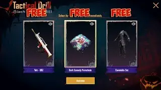 Pubg Mobile || Free constable set - Gun Skin And Free parachute Skin