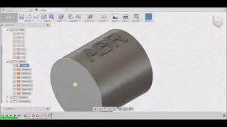 Autodesk Fusion 360 How to create embossed engraved letters Part 2