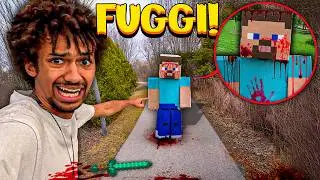 IF YOU SEE STEVE FROM MINECRAFT BLOODY IN REAL LIFE, YOU NEED TO RUN AWAY NOW...Minecraft Movie⛏️