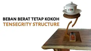 floating table PART 2 (tensegrity structure)