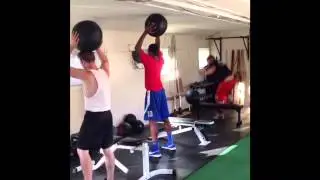 Med Ball Slams Into Box Jumps