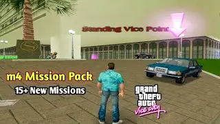 How To Install m4 Mission Pack Mod In GTA Vice City(15+ New Missions Mod)