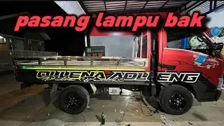 Cara Pasang Lampu Bak di Mobil Izusu Traga