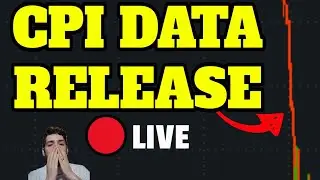 🔴CPI INFLATION DATA | WILL THE STOCK MARKET CRASH? | LIVE TRADING SPY QQQ TSLA