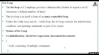 15.ITERATIVE STATEMENTS | LOOPING STATEMENTS | C Programming Language || JNTU | Autonomous