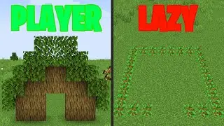 normal player vs lazy player